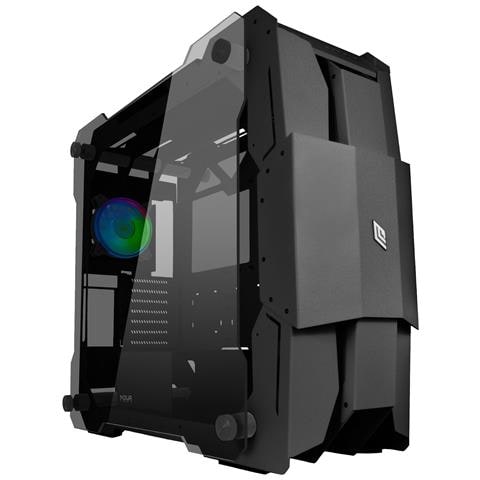 Case Tower E-Atx Ego Nero 3*USB3.0/2.0 1*Fan PWM ARGB Front Metal Dual Side Glass - Foto 1