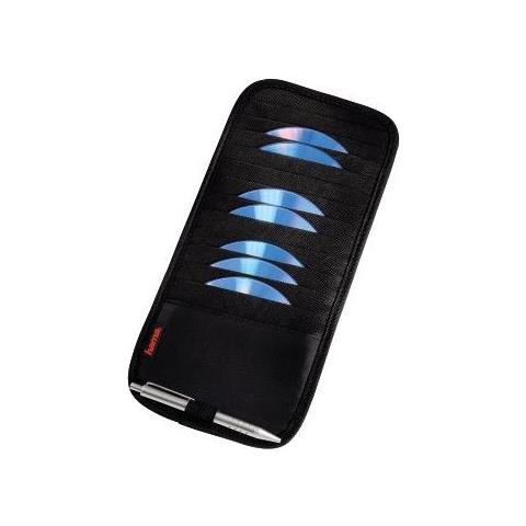 Automotive Sun Visor Case, 12 Cds 12 Dischi Nero - Foto 1