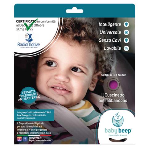 BBRC1 accessorio per seggiolini auto Dispositivo smart pad antiabbandono per seggiolini - Foto 2