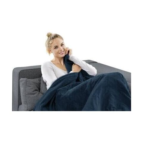 Termocoperta HD 75 Cosy Ocean con superficie in micropile Potenza 100 Watt Dimensioni 180 x 130 cm Colore Blu Oceano - Foto 2