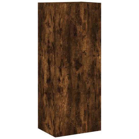 Mobile Tv A Parete Rovere Fumo 40,5x30x102 Cm Legno Multistrato - Foto 2