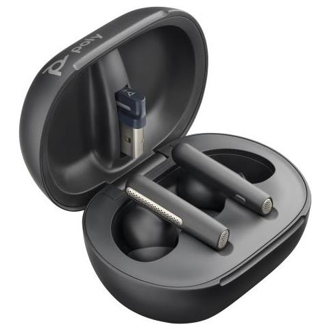Voyager Free 60+ Uc W /ts Charge Case Usb-a Black Ww - Foto 2