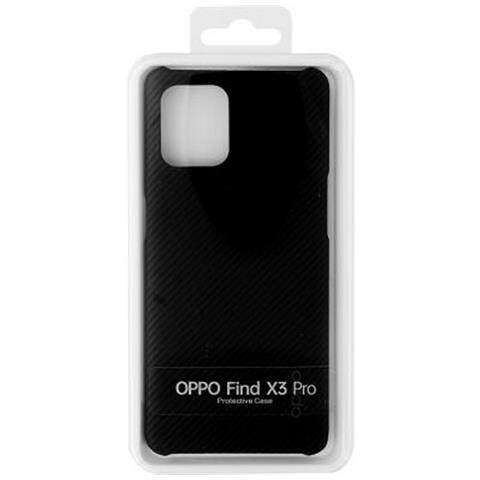 Cover Per Find X3 Pro Rigida In Kevlar, Nero - Foto 2