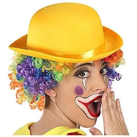 Cappello Pagliaccio Giallo - Foto 1