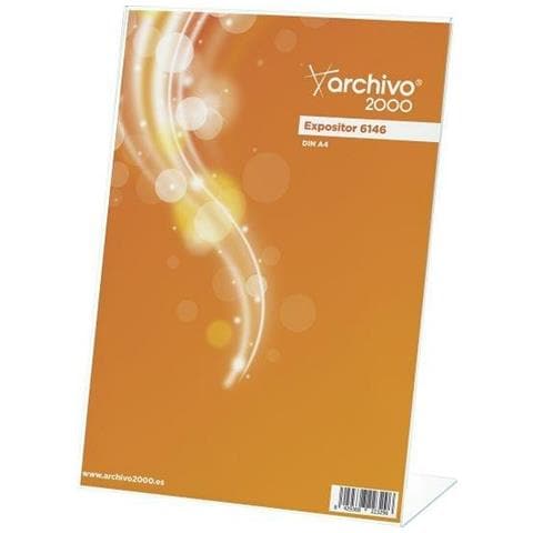 Espositore Da Bancone Verticale Centrotavolo Trasparente Din A4 - Foto 1