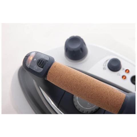 Ferro Da Stiro Con Caldaia Professionale Manico In Sughero 1350w 3.5 Bar - Aurora - Foto 2