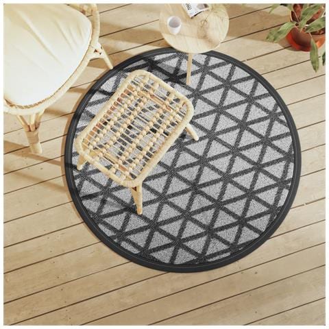 Tappeto Da Esterni Nero 120 Cm In Pp - Foto 1