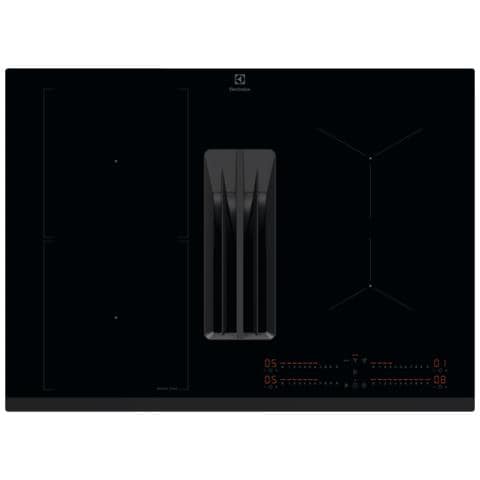 KCC73443 Nero Da incasso 70 cm Piano cottura a induzione 4 Fornello (i) Cappa da incasso - Foto 1