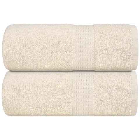 Asciugamani Per Sapone 2 Pz Crema 30x30 Cm 360 G/m 100% Cotone - Foto 1