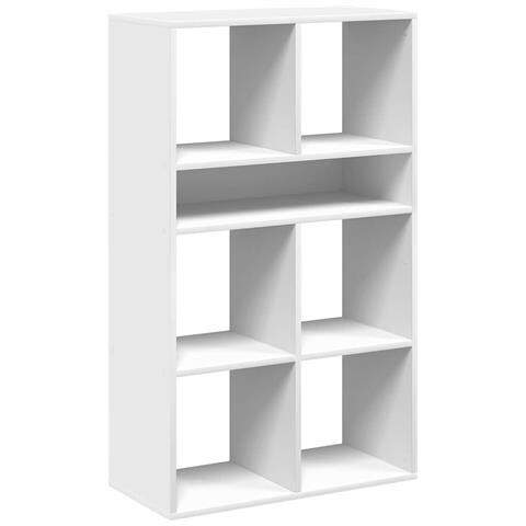Libreria Bianca 66x31x112 Cm In Legno Multistrato - Foto 2