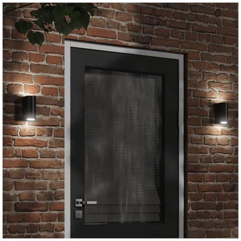 Lusso Casadino - Applique Da Parete Per Esterni 2 Pz Nere Alluminio Pressofuso - Foto 7