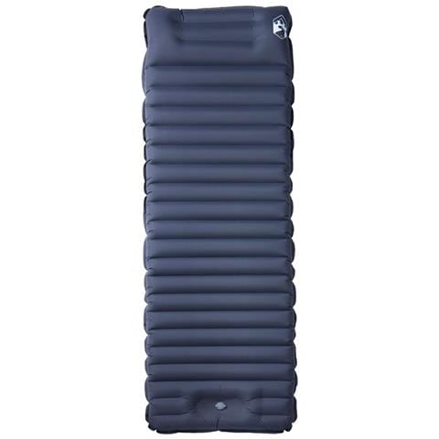 Lusso Casadino -  Materasso Campeggio Autogonfiabile Con Cuscini 1 Persona Grigio - Foto 1