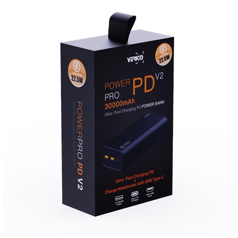 Power Pro PD Polimeri di litio (LiPo) 30000 mAh Nero - Foto 1