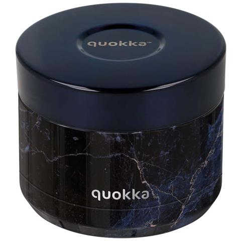 Contenitore Alimentare 360ml Modello Whim Con Motivo Marmorizzato, Nero - Foto 1