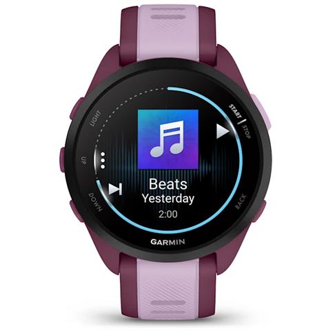 Forerunner 165 Music 3,05 cm (1.2") AMOLED Digitale 390 x 390 Pixel Touch screen Viola GPS (satellitare) - Foto 2