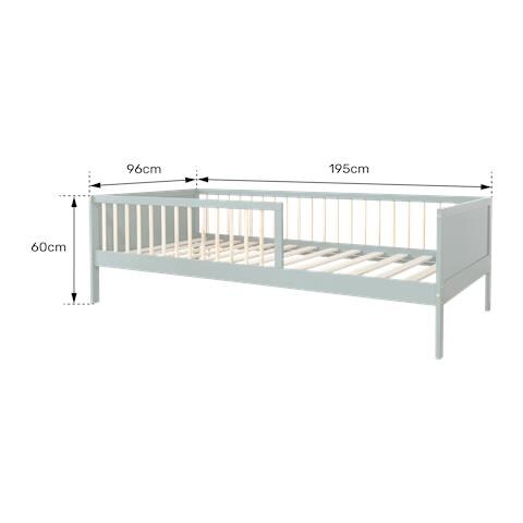 Letto Blu Scuro Per Bambini 190x90cm Con Cassetti Adam - Foto 8
