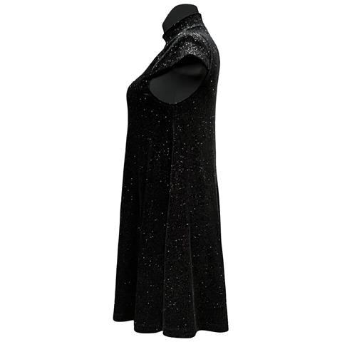 Abito Al Ginocchio Elegante Con Colletto Nero Taglia Xs - Foto 8