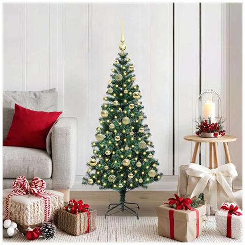 Albero di Natale artificiale con luci integrate Verde 120 cm - Foto 2