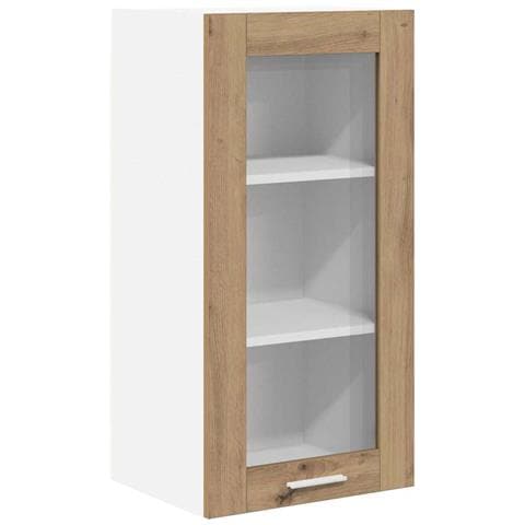 Armadio pensile Riga Rovere artigianale 40 x 31 x 80 cm - Foto 1