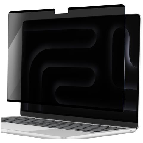 Protezione Per Lo Schermo Macbook Pro 16 2024 / 21 Anti-spionaggio, Nero Trasparente - Foto 1