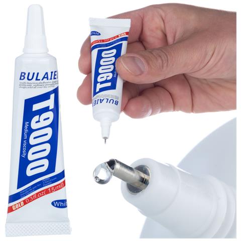 Colla T-9000 15 Ml - Adesivo Universale Trasparente | Bassa Emissione Odore, Anti-corrosione | Per Metallo, Vetro, Ceramica, Plastica, Tessuti - Foto 1