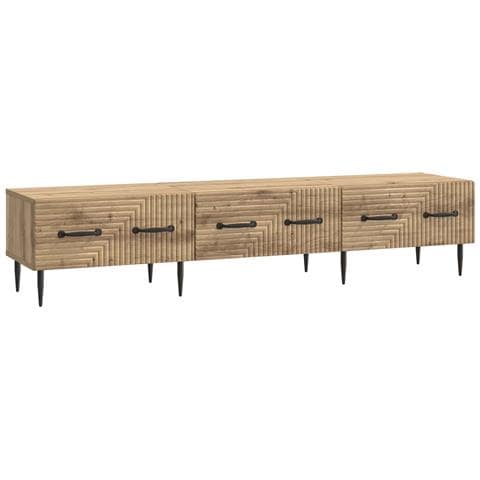 Mobile TV con cassetto Rovere Artigianale 147 x 34,5 x 30 cm - Foto 1