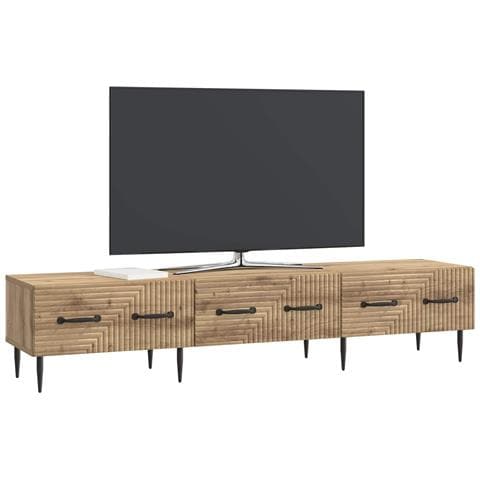 Mobile TV con cassetto Rovere Artigianale 147 x 34,5 x 30 cm - Foto 2