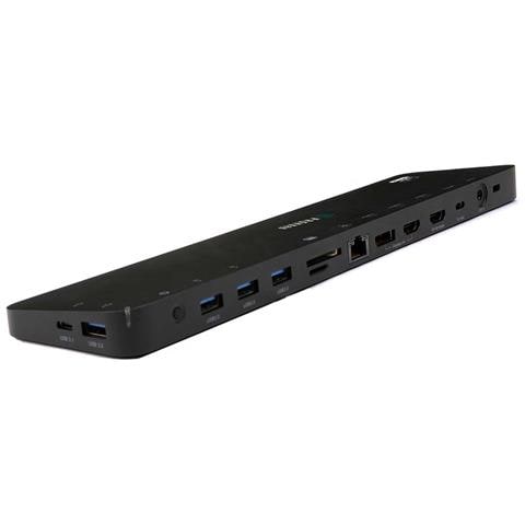 PD-DOCK01 replicatore di porte e docking station per laptop USB 3.2 Gen 1 (3.1 Gen 1) Type-C Nero - Foto 2
