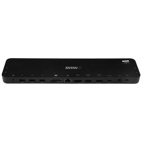 PD-DOCK01 replicatore di porte e docking station per laptop USB 3.2 Gen 1 (3.1 Gen 1) Type-C Nero - Foto 3
