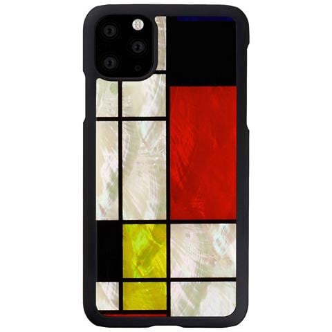 Custodia Per Iphone 11 Pro Max, Nera ""mondrian"" - Foto 1