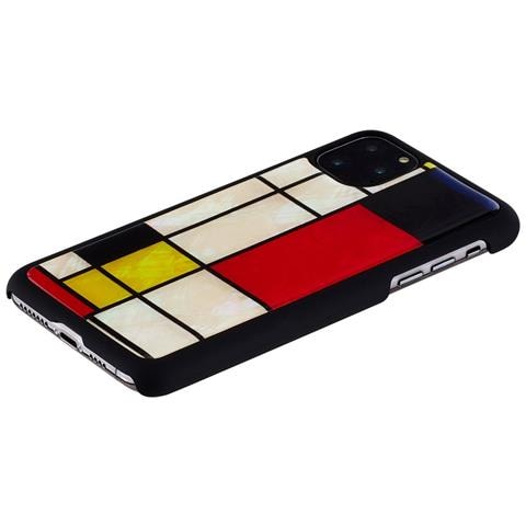 Custodia Per Iphone 11 Pro Max, Nera ""mondrian"" - Foto 2