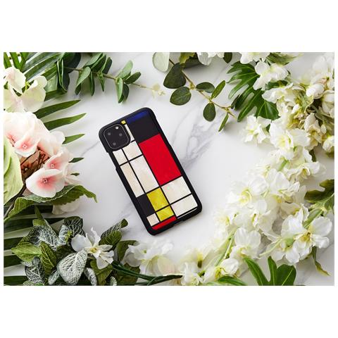 Custodia Per Iphone 11 Pro Max, Nera ""mondrian"" - Foto 4