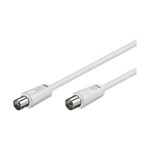 ICOC AV-336 - Cavo Antenna TV M / F 0,5 mt bianco - Foto 1