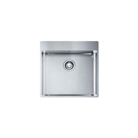 Lavello da Incasso Rettangolare 1 Vascha Dimensioni 50 x 51 cm Colore Inox Serie Box - Foto 1