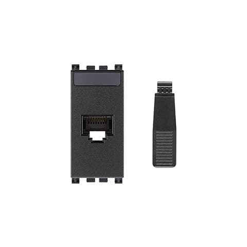 19339/11 - Presa Rj45 Netsafe Cat5e Utp Grigio - Foto 1