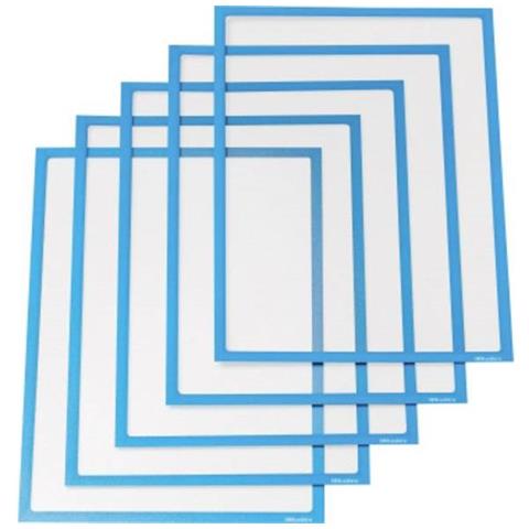 Cartellina Per Documenti Din A4 Blu 5 Pz. - Foto 1