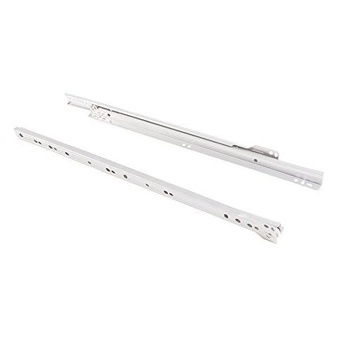 3007912 Guida-binario Con Cuscinetti A Rulli Per Cassetto, Verniciato Bianco, 450 Mm, Set Di 5 - Foto 2