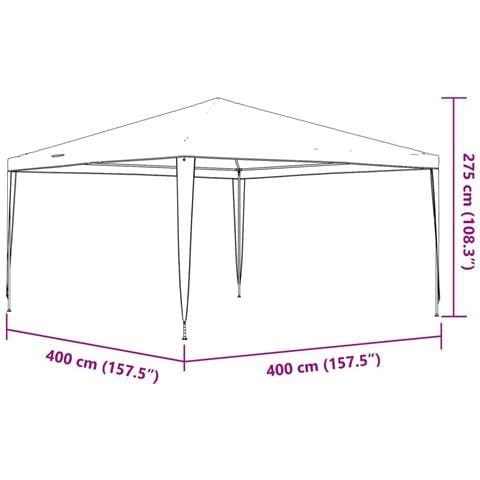 Tenda per Feste 4x4 m Blu - Foto 7