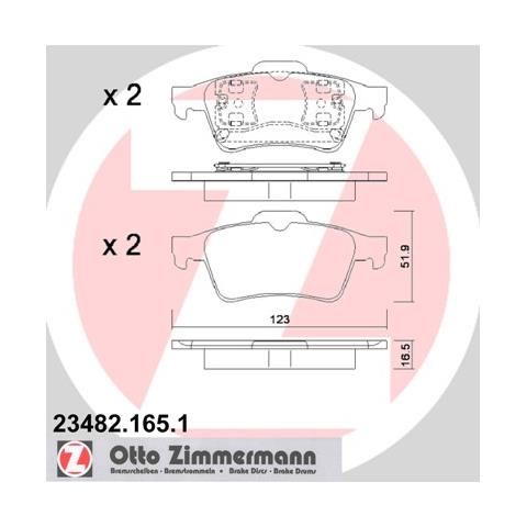 Pastiglie Freni Posteriori (senza Molletta) 44060av725 - Foto 1