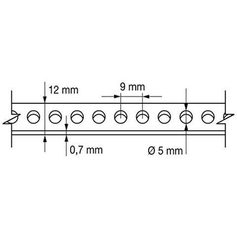 Nastro Di Montaggio Immagine Immagine In Metallo Dritto In Custodia Di Plastica 12x0,75 - Foto 2