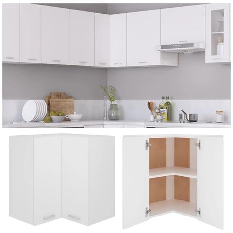 Pensile Angolare “Lyon” Bianco 57x57x60 cm - Foto 9