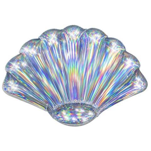 Materasso Gonfiabile A Guscio Iridescente 180 X 112 Cm - Foto 1