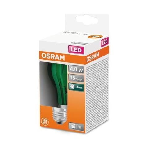 Lampadina Led Standard In Vetro Decorativo Verde - 4w Equivalenti 15 E27 - Bianco Caldo - Foto 2