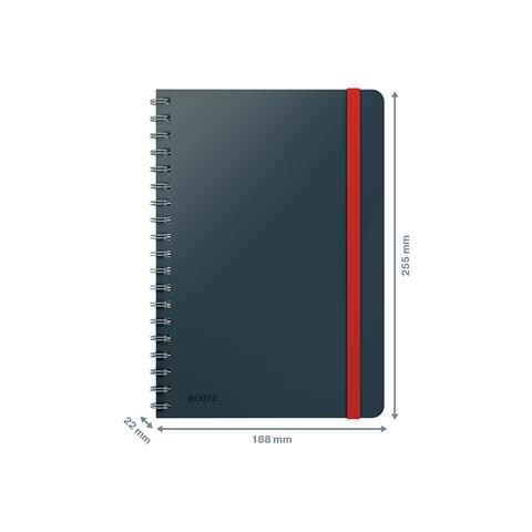 44840089 quaderno per scrivere B5 80 fogli Nero - Foto 2