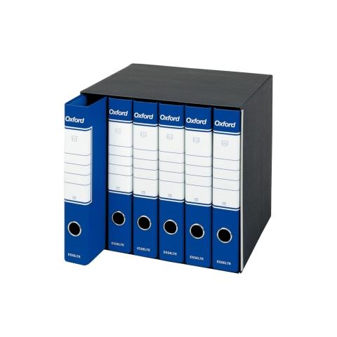 Lever Arch File - Cartone, Metallo - Blu - 6 - Foto 1