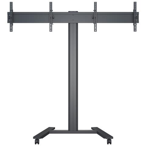 M 180 HD Dual 55" Portable flat panel floor stand Nero - Foto 2
