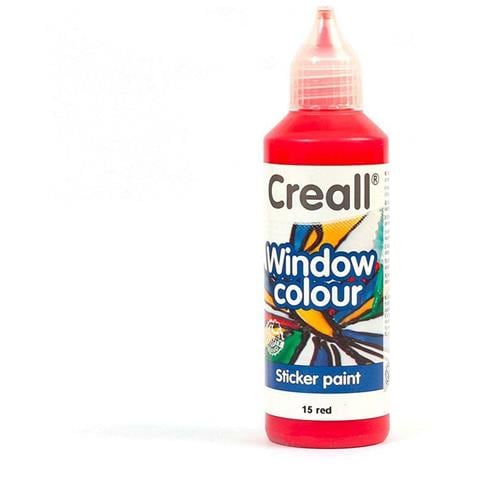 Pittura Per Vetri Riposizionabile Creall Glass - Rosso - Foto 1