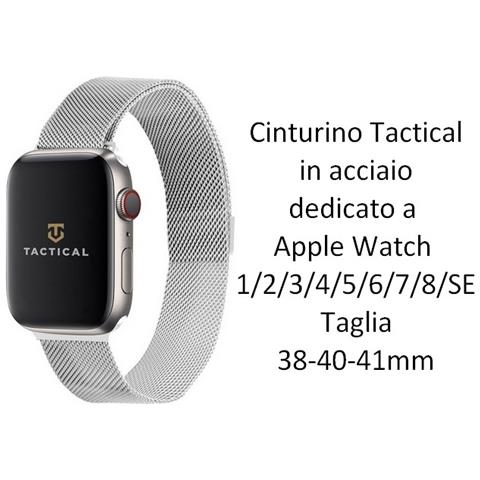 Cinturino 338 Originale Loop Magnetic Per Apple Watch 1-2-3-4-5-6-7-se 38 40 41mm Silver - Foto 2