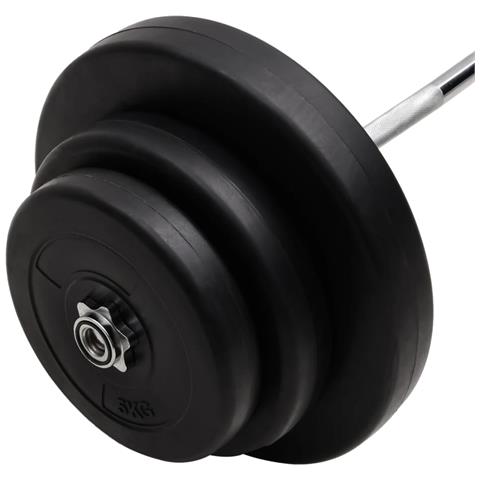 Bilanciere Curvo Con Dischi 60 Kg - Foto 2