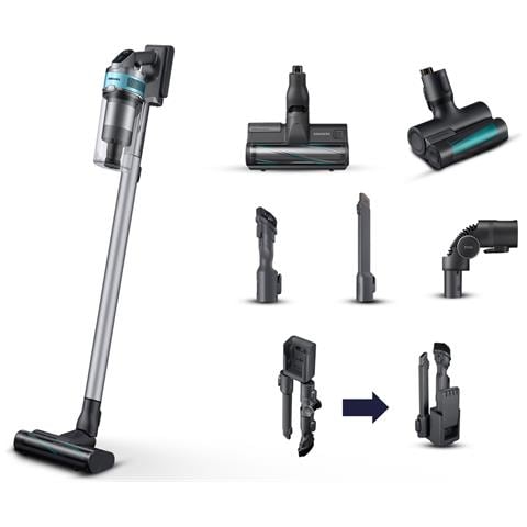 SAMSUNG Scopa Elettrica Vs20t7532t1 / et Jet 75 Pet Ricaricabile Senza Sacchetto Potenza 200 Watt Colore Silver
